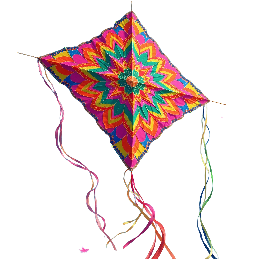 Vibrant Diamond Kite